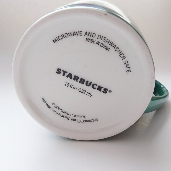 Starbucks 2020 Green Holiday Mug Lights & Ornament Design Large 18 oz. Size - Picture 7 of 7